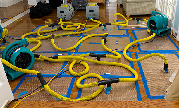 Professional Crawl Space Water Removal technician working in Fairview, NY